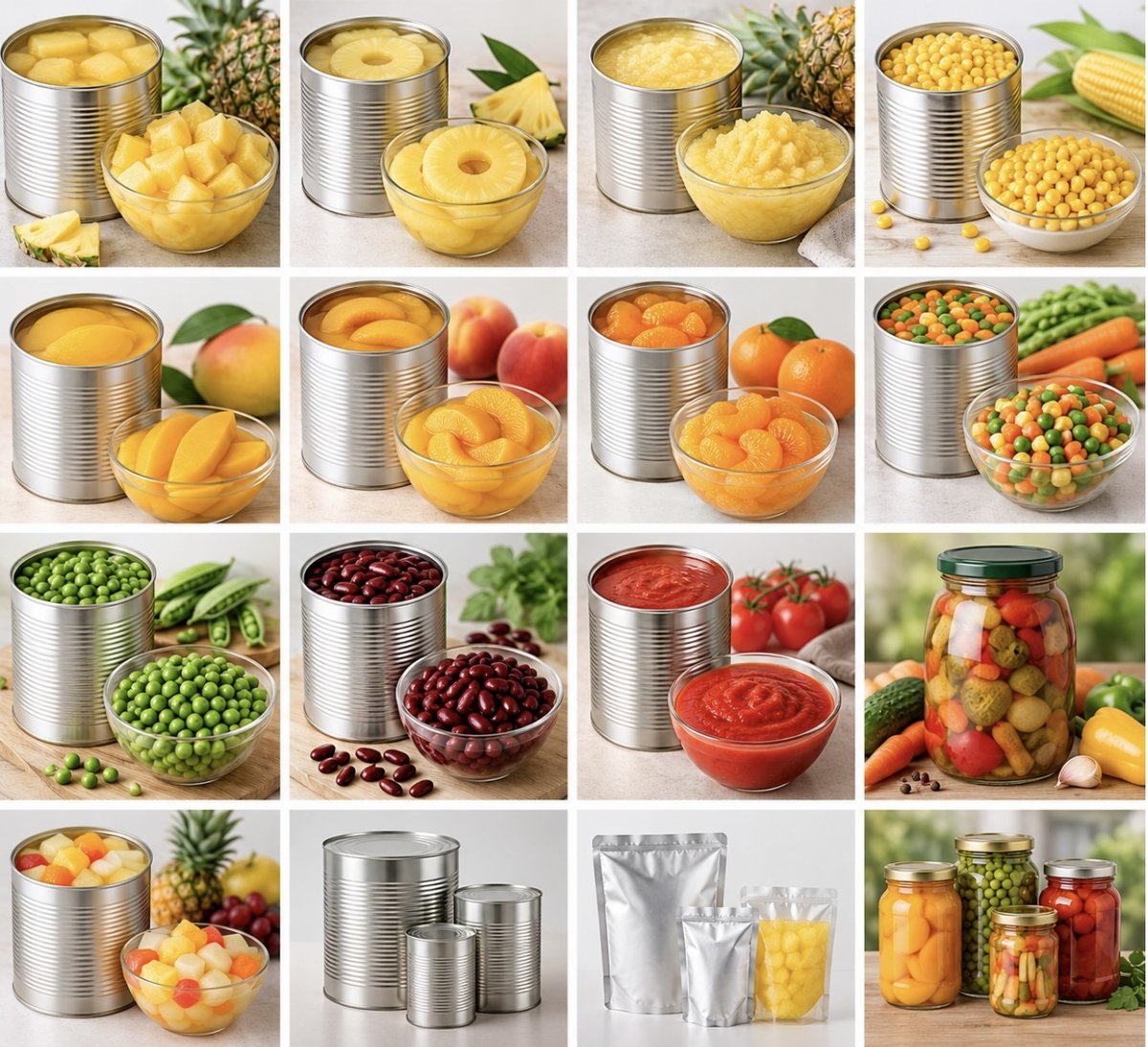 Canned Fruits & Vegetables